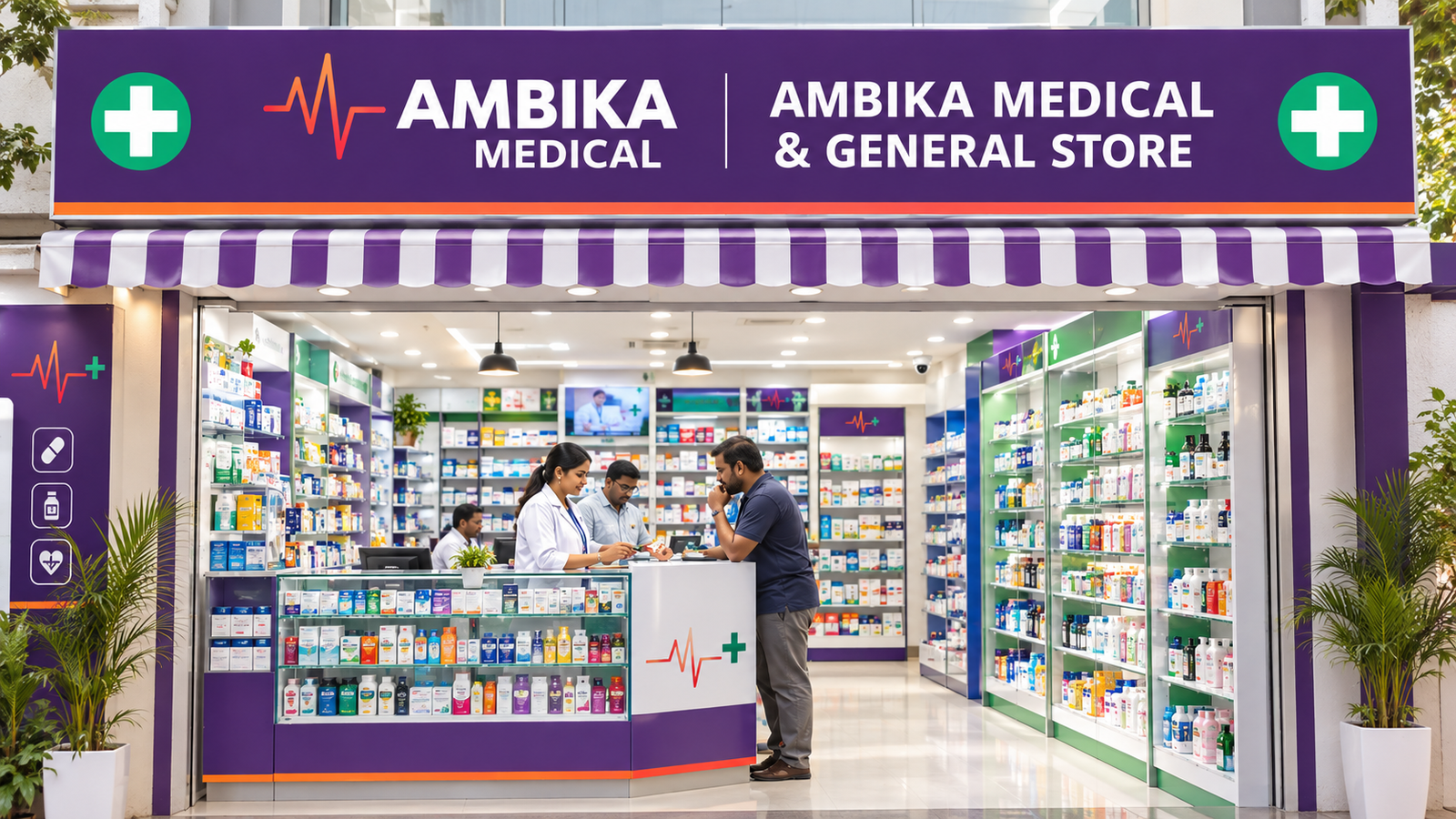 Ambika Medical and General Store Physical Storefront in Yelahanka